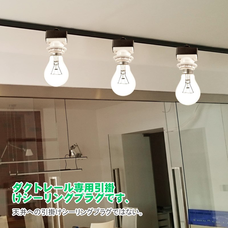 Pispoer Hanging Ceiling Duct Rail Plug, Easy Installation, No Construction