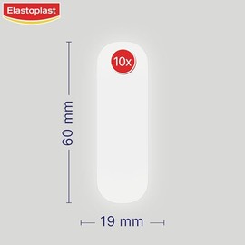 Elastoplast Hydrocolloid Wound Plasters Small (10 Bandages), Completely Waterproof Plasters for Faster Healing, Ultra Thin and Flexible for Second Skin Feel, Extra Strong Hold
