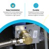 EASTMAN - Kit de instalación de lavaplatos, compresión de 3/8