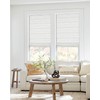No Drill Cordless Roman Shades, Room Darkening, 28×48 in White