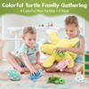 MorisMos 45 cm Plush Cuddly Toy Turtle with 4 Babies