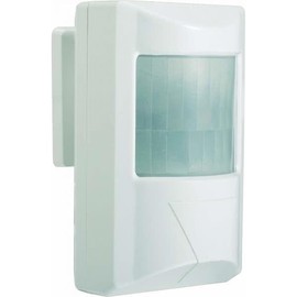 White Motion Sensor Range 12m 180° IP44 Dimensions 9 x 5.5 x 6 cm Ideal for Security and Automatic Lighting Control