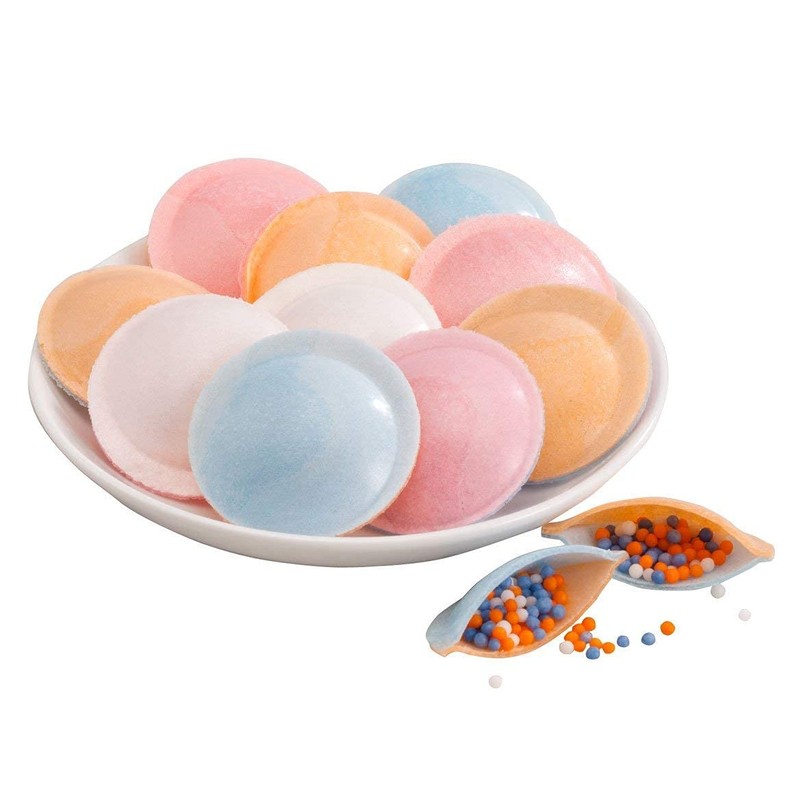 Fruidles Satellite Wafers, Flying Saucer Candy, Treats with Candy Beads