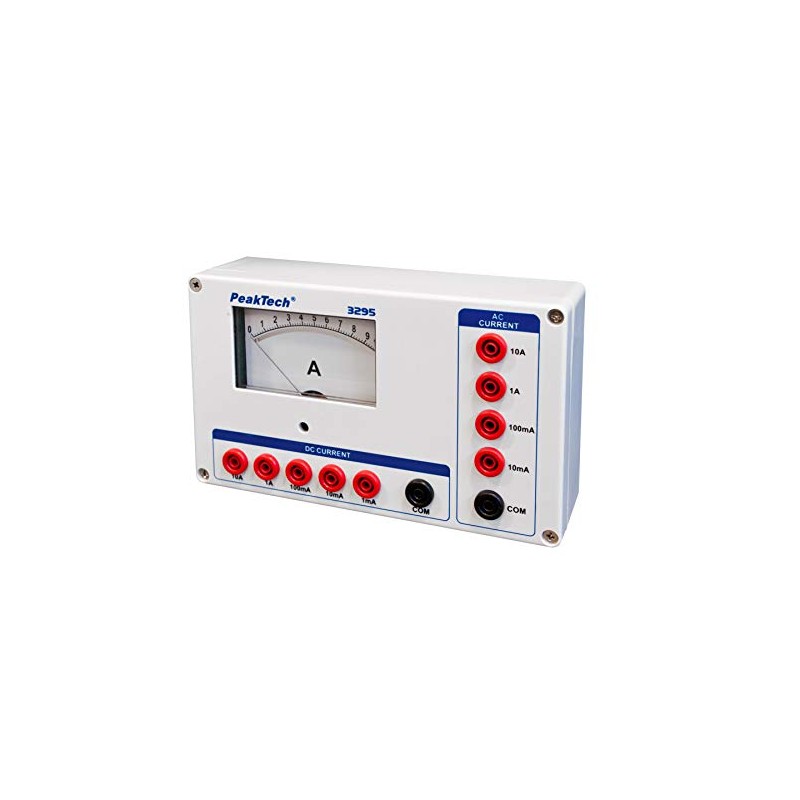 PeakTech 3295 Analogue Ammeter 1mA 10mA 100mA 1A10A AC/DC
