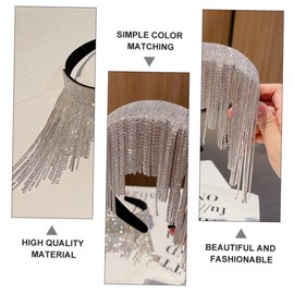 Vaguelly Elegant Rhinestone Hairband for Women Chic Stylish Head Adornment Lightweight Skin Friendly Accessory for Weddings Parties and Festivals
