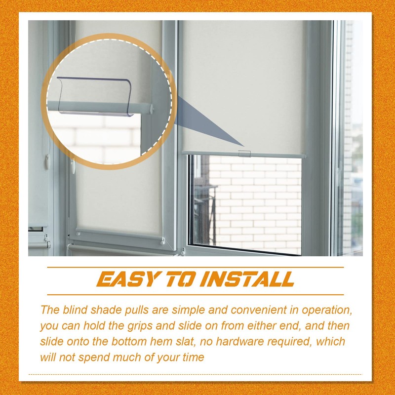 8 Pieces Window Shade for Roller Pull Down Roller Shades