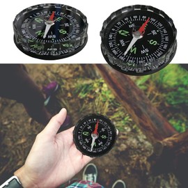 ZHIZHOUNEY Waterproof Clear Cover Mini Sighting Compass Navigation Compass - Lightweight, Compact, Outdoor Enthusiasts, Accurate, Suitable for Camping and Hiking