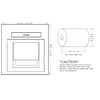 KAISERAUM Recessed Toilet Paper Holder with Pop-Out Shelf, Tissue Paper