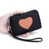Yocipa Women's Coin Purse, Heart Pattern, Coin Case, Small Genuine