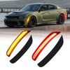 AUTOONE LED Side Marker Lights Red & Yellow Compatible with