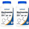 Nutricost Niacinamide (Vitamin B3) 500mg, 240 Capsules (2 Bottles)