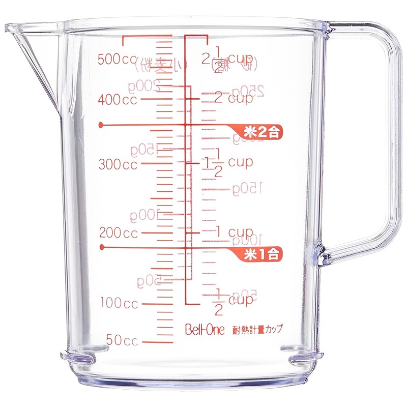 アスベル 耐熱計量カップ・R500 ナチュラル 231782