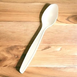 HEAVYWEIGHT BIODEGRADABLE ECO SPOONS, 50CT, DISPOSABLE