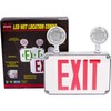 Morris Products Wet Location Combo LED Exit Emergency Light –