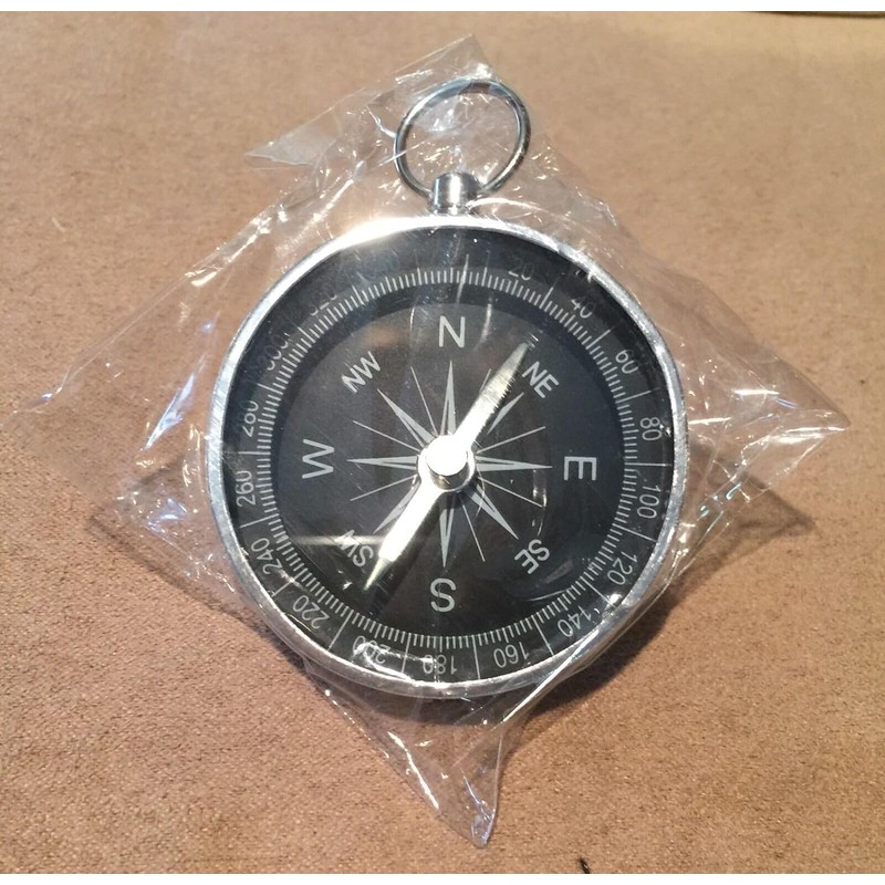 2Pcs Compass Navigation for Hiking, Multifunctional Portable Pocket Expedition Compass