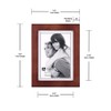 Malden 5x7 Picture Frame - Wide Real Wood Molding, Real