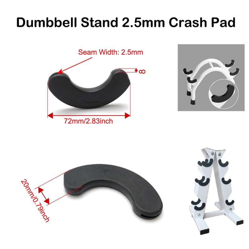 SquEqu 10 Pack Dumbbell Weight Rack Corner Protector Replacement Pads