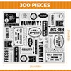 Newsprint Wax Paper Sheets Newspaper Theme Food Wrap Paper Grease