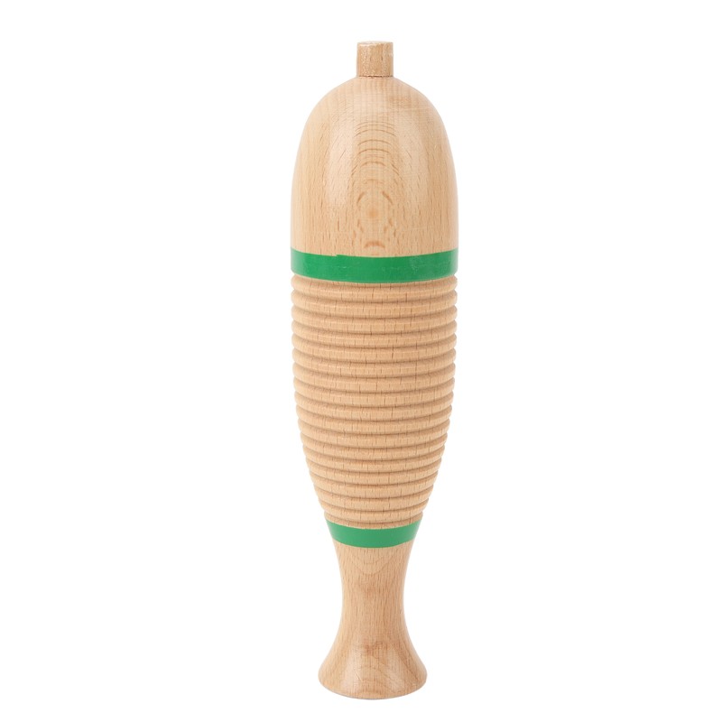 Fish Shaped Guiro Wooden Latin Percussion Musical Instruments with Rhythm