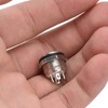 5Pcs Button Switch Stainless Steel Flat Top Button with LED