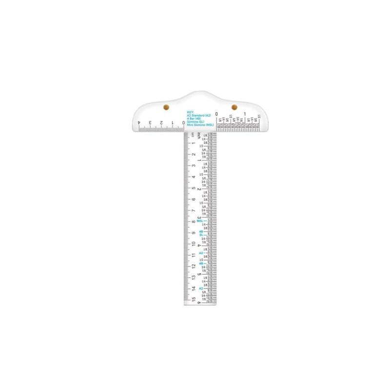 6 Inches Transparent Acrylic T-Square Ruler, T Square Ruler, Drafting