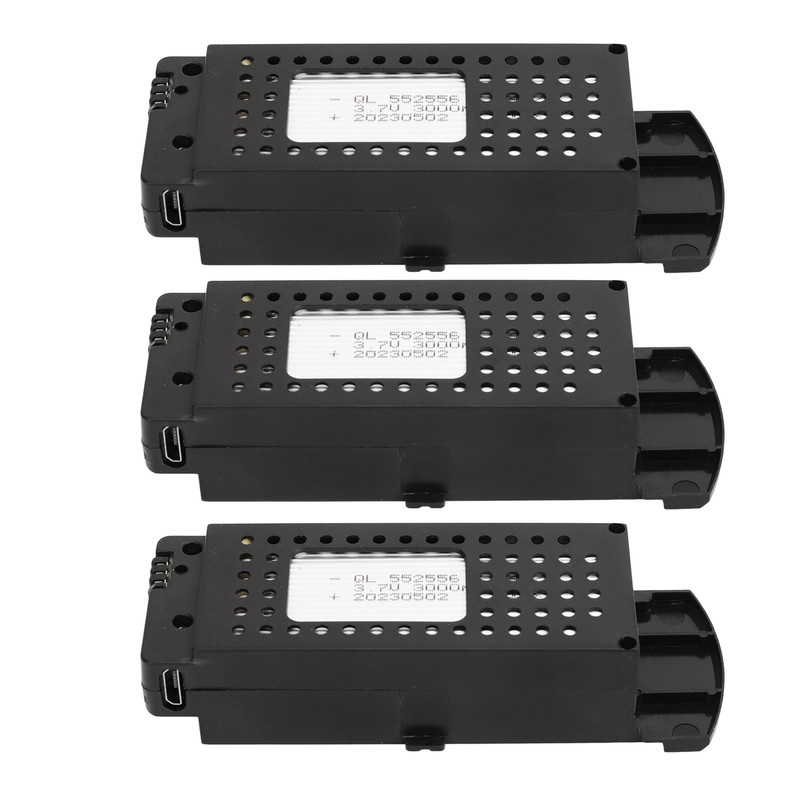 3 Pcs Lithium Battery for Remote Control Aircraft 3000mAh RC