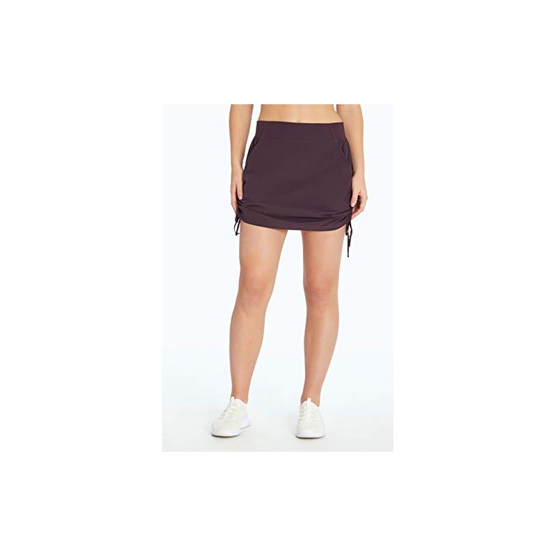Marika Chelsea - Falda elástica con Bolsillo para Mujer, Ciruela
