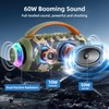 ZEALOT Portable Bluetooth Speaker, 80W Peak Waterproof Loud Booming Sound