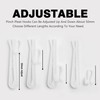 80 Pcs Plastic Curtain Hooks,Adjustable Pinch Pleat Curtain Hooks Curtain