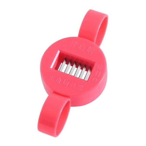 AmandaJ Runner Bean Stringer and Slicer,Bean Runner Slicer Cutter,Shredded device