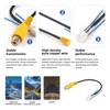 10 Pin RCA Rear View Camera Wiring Harness Video Input