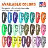 Dogline Biothane Waterproof Dog Collar Strong Coated Nylon Webbing with