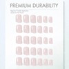 SXVME Press On Nails Short - Pastel Dusty Pink False