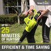 SnapFresh Cordless Leaf Blower - 20V Electric Leaf Blower with