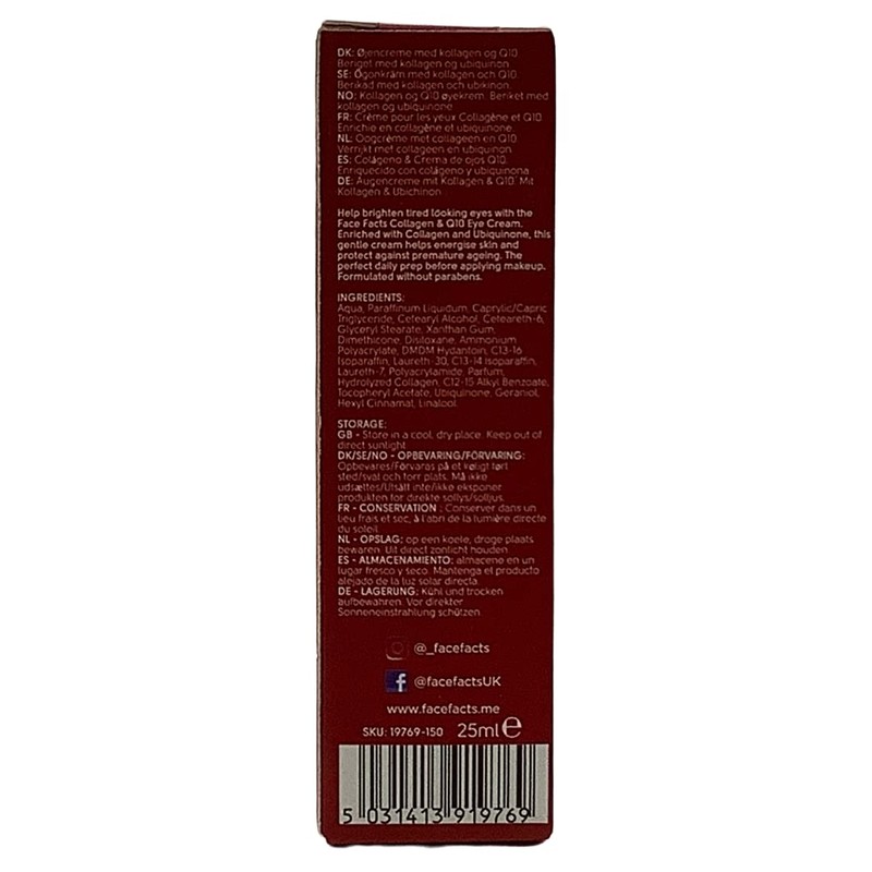 Face Facts Collagen & Q10 Eye Cream | Ubiquinone (Q10)
