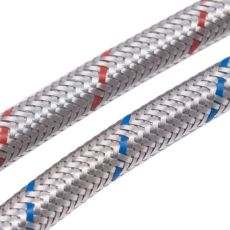 GGStudy 24-Inch Faucet Connector Braided Stainless Steel Supply Hose 3/8-Inch