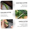 SHOWERORO 1pc Copper Needle Scallion Cutter Multifunctional Vegetable Slicer for