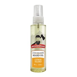 Woodsman - Aceite Para Barba y Bigote y pre afeitado (Citrus Island) 60 ml