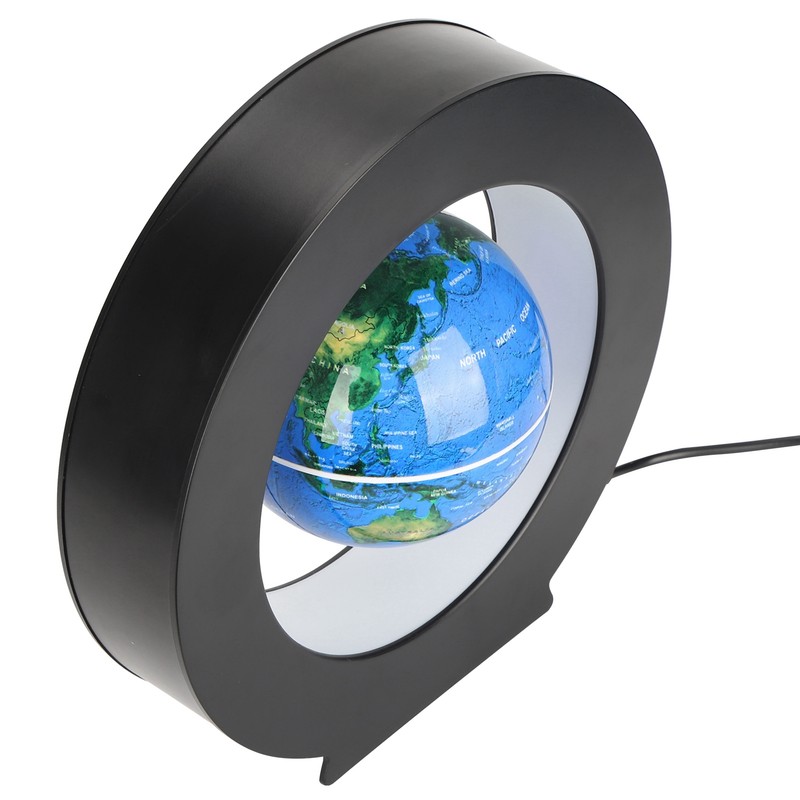 Magnetic Levitation Globe OShap Base World Map Desktop Ball Ornament