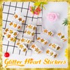 GTOTd Gold Yellow Star Dot Stickers Roll Labels（2000 pcs） Holographic