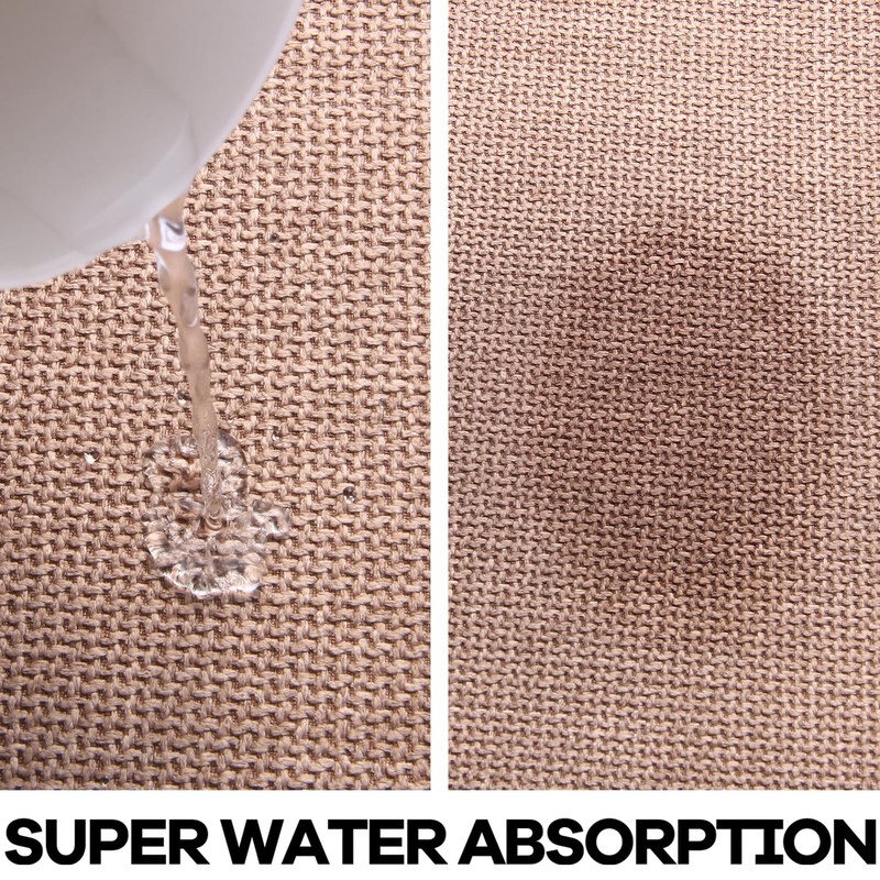 Hargiis Kitchen Rug, Rubber Non Slip Kitchen Rugs Washable, Absorbent