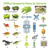 Pista De Juguetes De Dinosaurios De 279 Piezas Para Niños