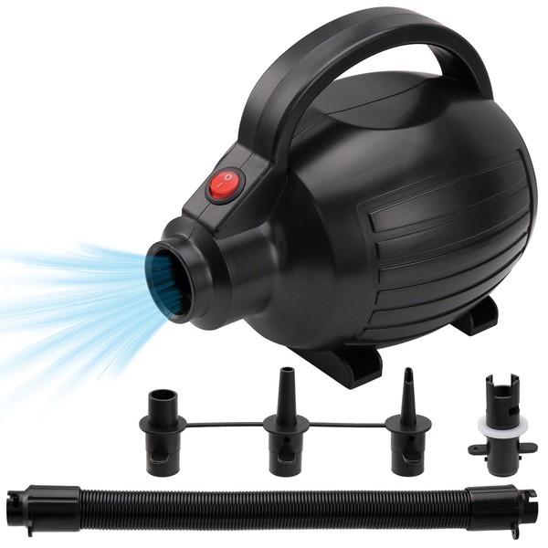 FBSPORT Air Pump for Inflatable Mat Black, Electric Air Pump