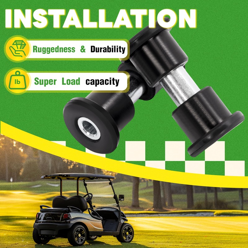 WUTIST Leaf Spring Bushing Kit Compatible with 2004-UP Club Car