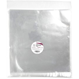 Cousin DIY Seal, 12.25 x 12.25 inch, 18 Pack Self Seling Storage Bags, Clear, Small