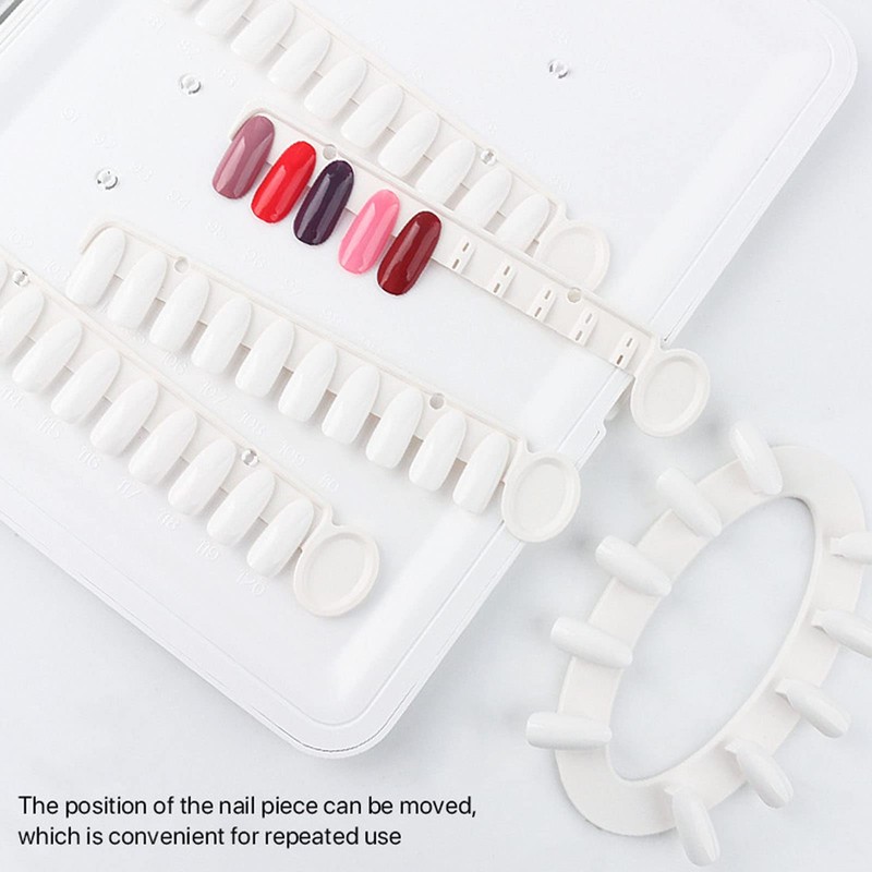 Libro de Visualización de 120 Colores de Uñas, Visualización de