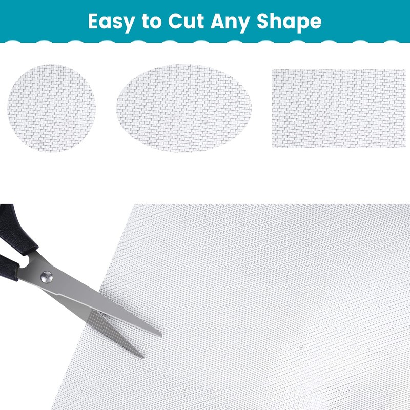 304 Stainless Steel Mesh Window Screen Roll 36" x 200"