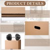 Fullhawl 6 Pack Large Moving Boxes with Handles 18 x