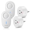 [2 Pack] HAPYTHDA Wireless Remote Control Outlet Plug, No Wiring