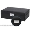 BEWISHOME Mens Jewelry Box, Jewelry Organizer with 4 Watch Case